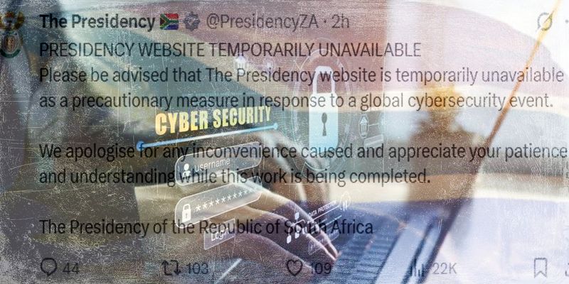 Global Cyber Alert Takes Down SA Presidency Website, Exposing Vulnerabilities Worldwide